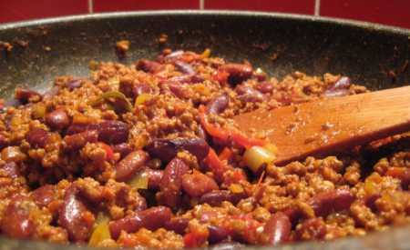 Chilli con carne na pivě