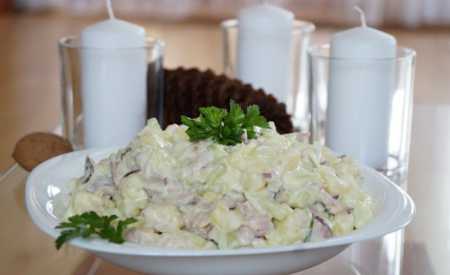 Lehký salát z brambor