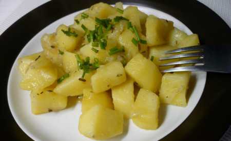 Dušené kořeněné brambory