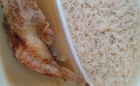 Kuře s rýží po maďarsku