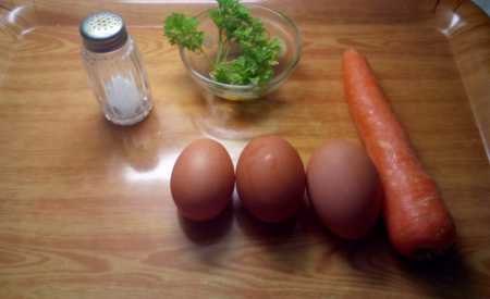 Omeleta s mrkví
