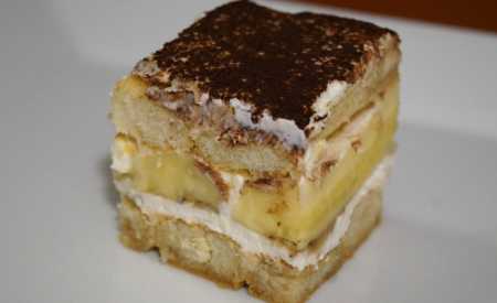 Banánové tiramisu