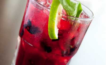 Blueberry mojito