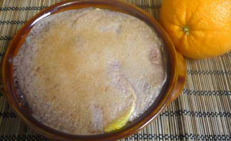 Grilované grapefruity s vinnou pěnou