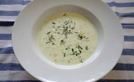 Polévka tzatziki